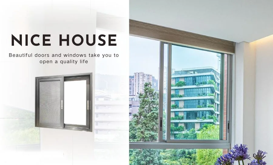 Custom Wholesale Interior Window House Living Room Aluminum Window Double Glazed Sliding Window