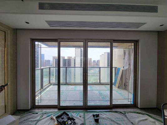 Custom Aluminium Sliding Doors Easy Installation 1.2mm / 1.4mm / 2.0mm / 2.5mm Thickness