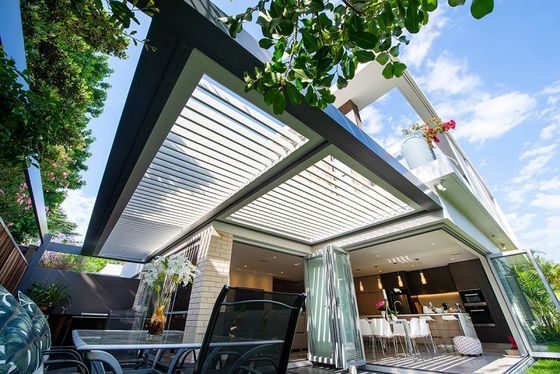 Durable Powder Coated Aluminium Pergola Outdoor SGS Certificate