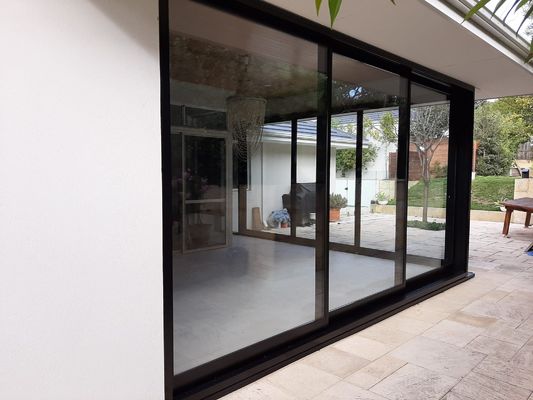 Manual Automatic Open Powder Coated Bifold Doors Aluminium For Home