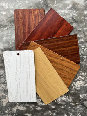 Anodized EPDM SEAL Top Opening Style Aluminum Casement Windows Wood Grain Color Palette