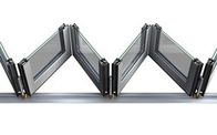 Vertical sliding Hollow N6 Aluminum Bifold Windows