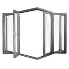 Insulated glass Restaurant 2mm Aluminum Bifold Windows