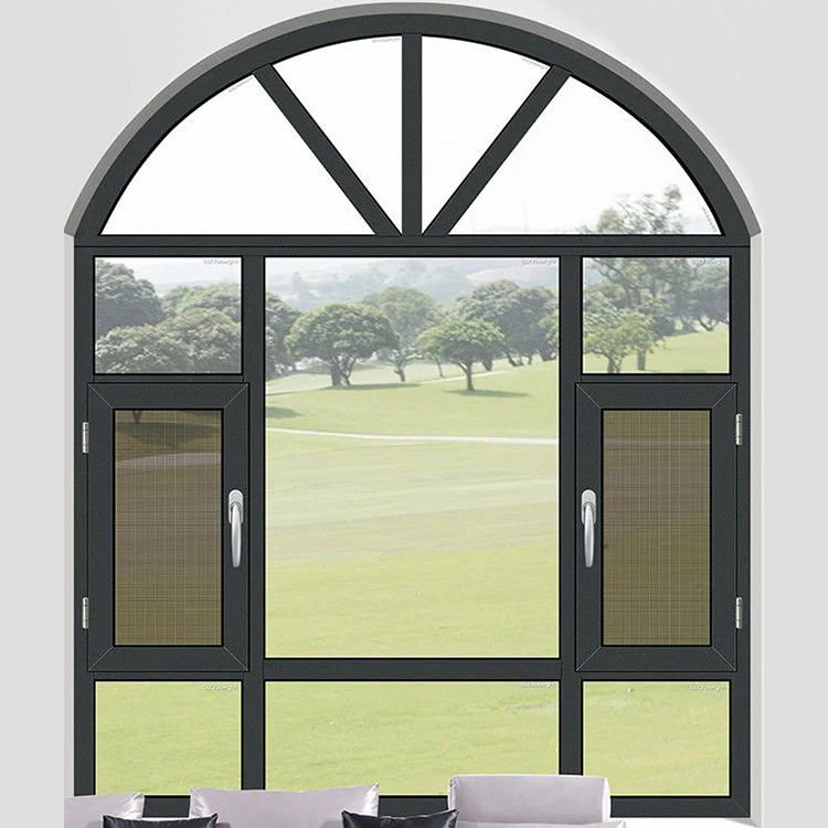 Residential N6 1.8mm Aluminium Frame Casement Window