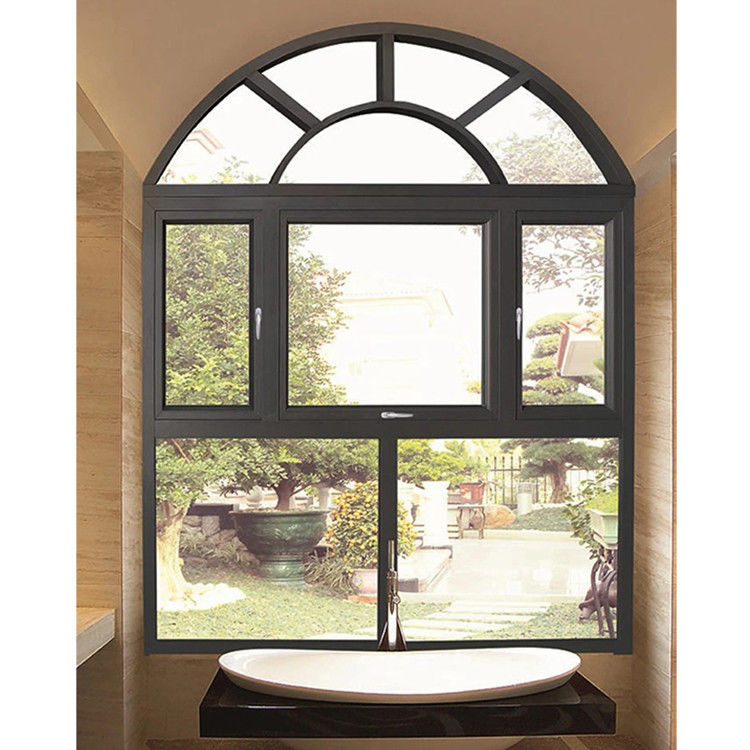 Swing Open 1.4mm 1500mm Arched Casement Windows