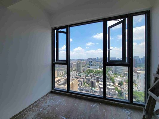 Large Aluminum Casement Windows Waterproof Left / Right / Top / Bottom Opening Style