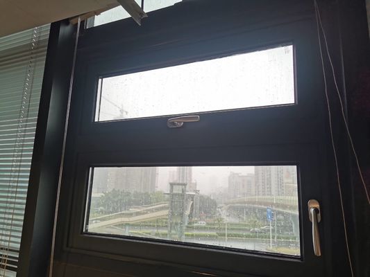 Powder Coated Aluminium Awning Windows Weatherproof With Insect / Solar Screen