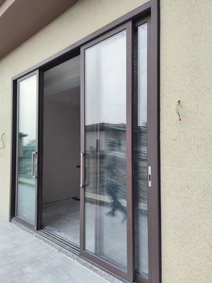 Easy Installation Modern Aluminium Door Office Security Push And Pull Open