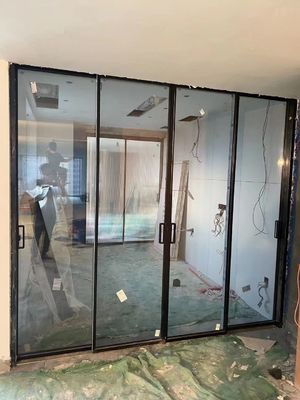 Custom Aluminium Sliding Doors Easy Installation 1.2mm / 1.4mm / 2.0mm / 2.5mm Thickness