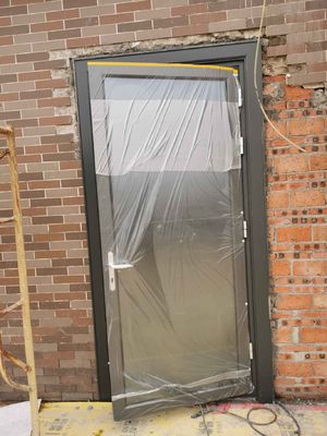 Swing Aluminum Casement Doors Powder Coating Weatherproof EPDM Seal