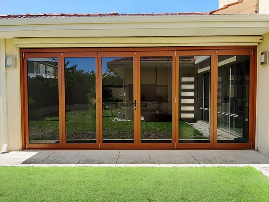 1.0mm-2.0mm Aluminum Folding Doors  Various Colors For House Decoration