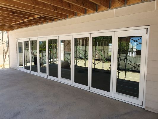 1.0mm-2.0mm Aluminum Folding Doors  Various Colors For House Decoration