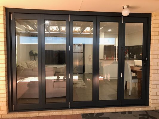 1.0mm-2.0mm Aluminum Folding Doors  Various Colors For House Decoration