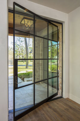 Aluminium Pivot Entrance Doors Thermal Insulation Pivot Aluminium Doors